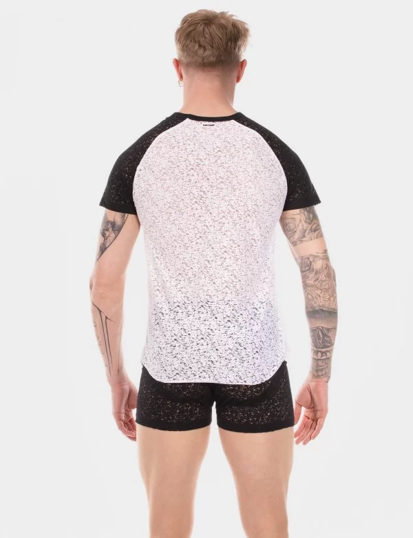 T-Shirt Micah - White-Black