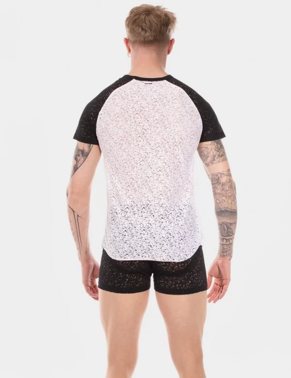 T-Shirt Micah - White-Black