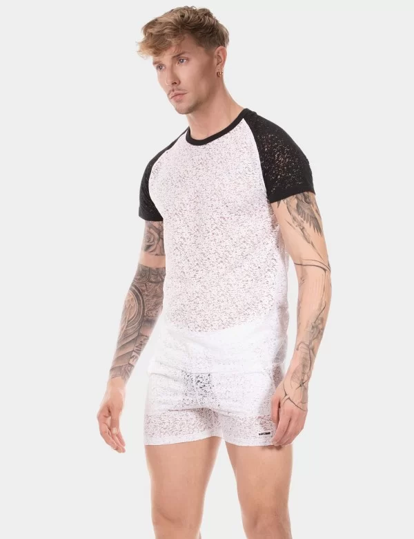 T-Shirt Micah - White-Black