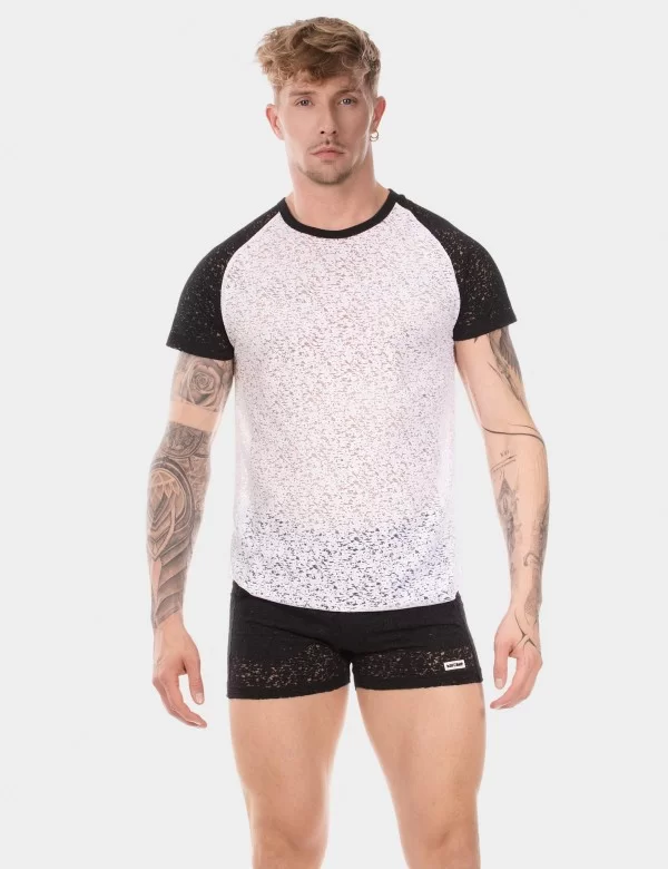 T-Shirt Micah - White-Black