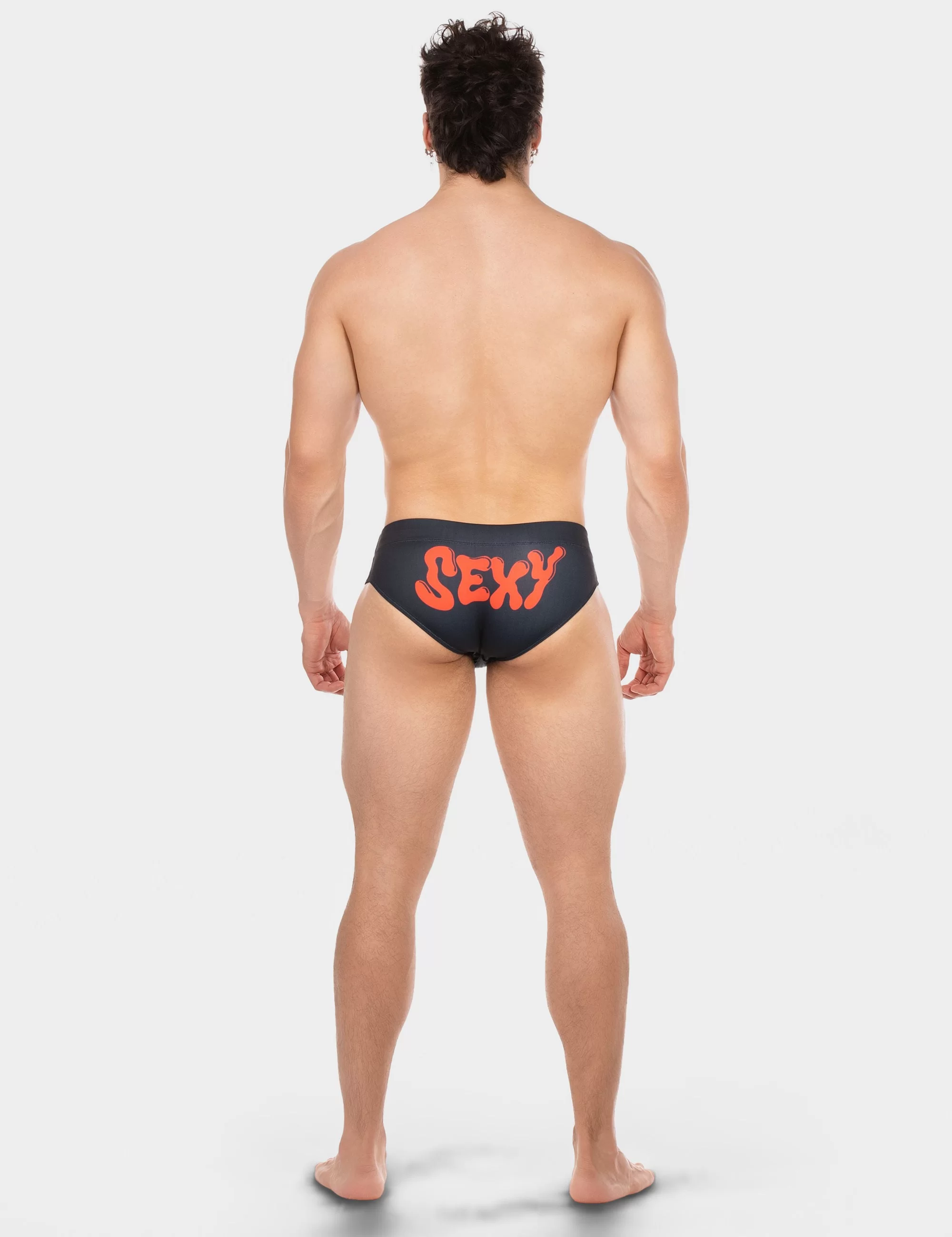 Swim Brief Sexy - Black-Red Swim Brief Sexy - Black-Red
