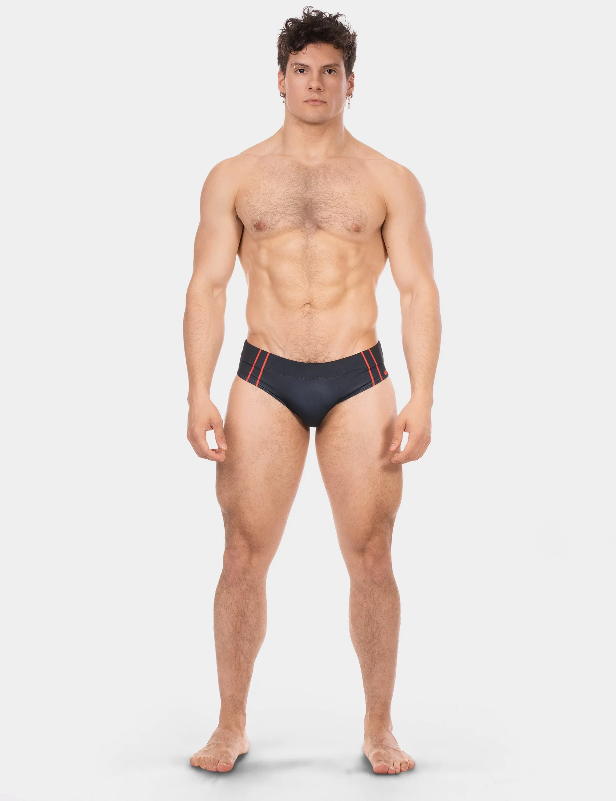 Swim Brief Sexy - Black-Red Swim Brief Sexy - Black-Red