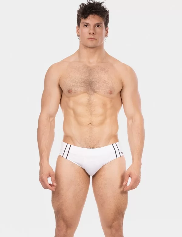 Swim Brief Sexy - White-Black