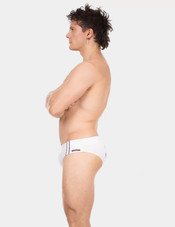 Swim Brief Sexy - White-Black