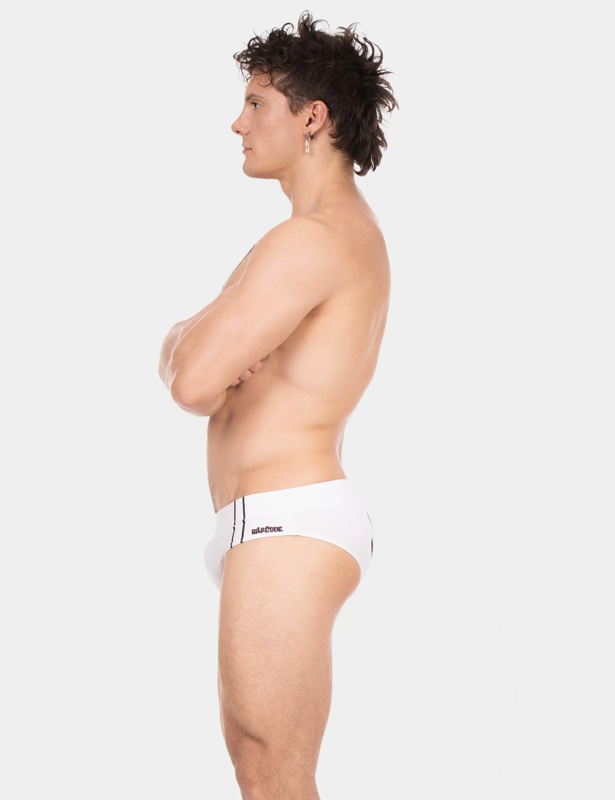 Swim Brief Sexy - White-Black Swim Brief Sexy - White-Black