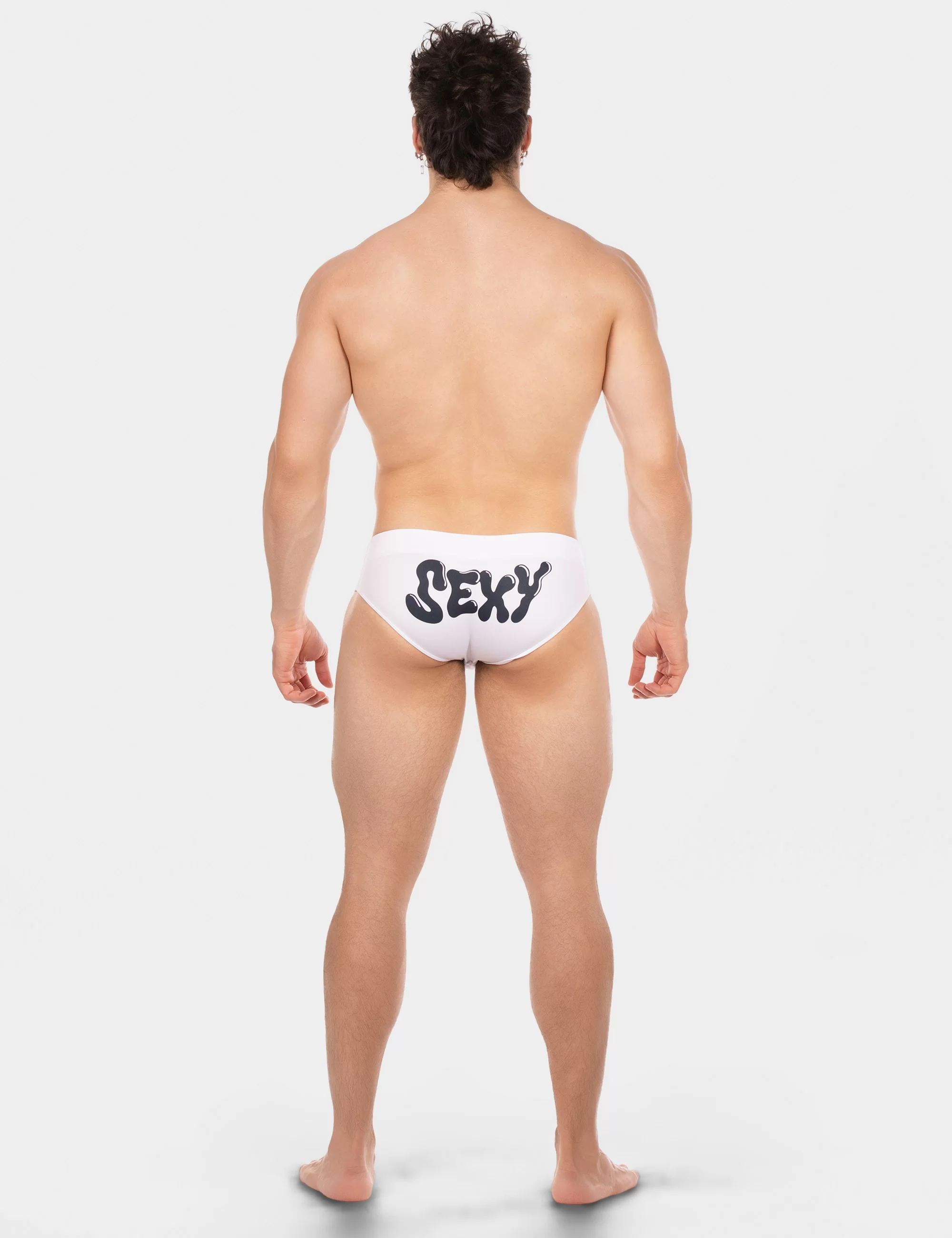 Swim Brief Sexy - White-Black Swim Brief Sexy - White-Black