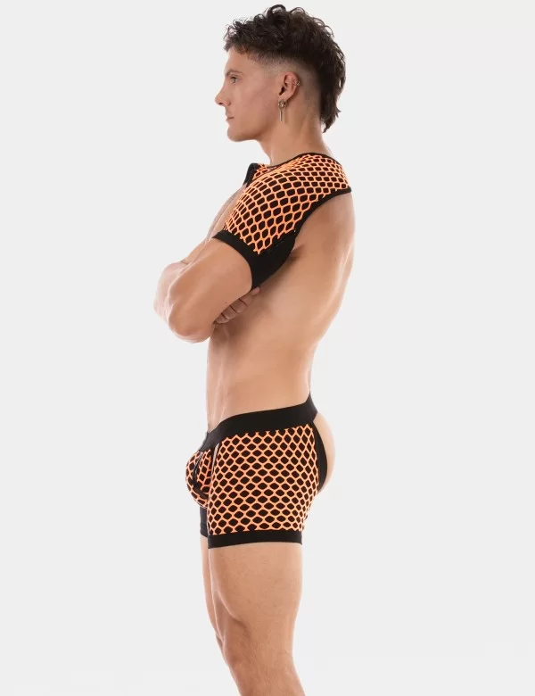 Shoulder Harness Ribo - Neonorange-Black