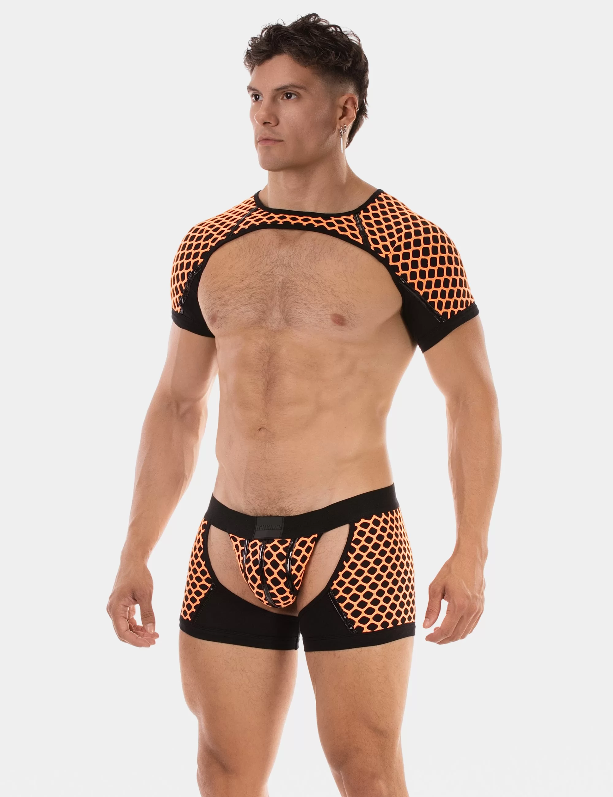 Shoulder Harness Ribo - Neonorange-Black