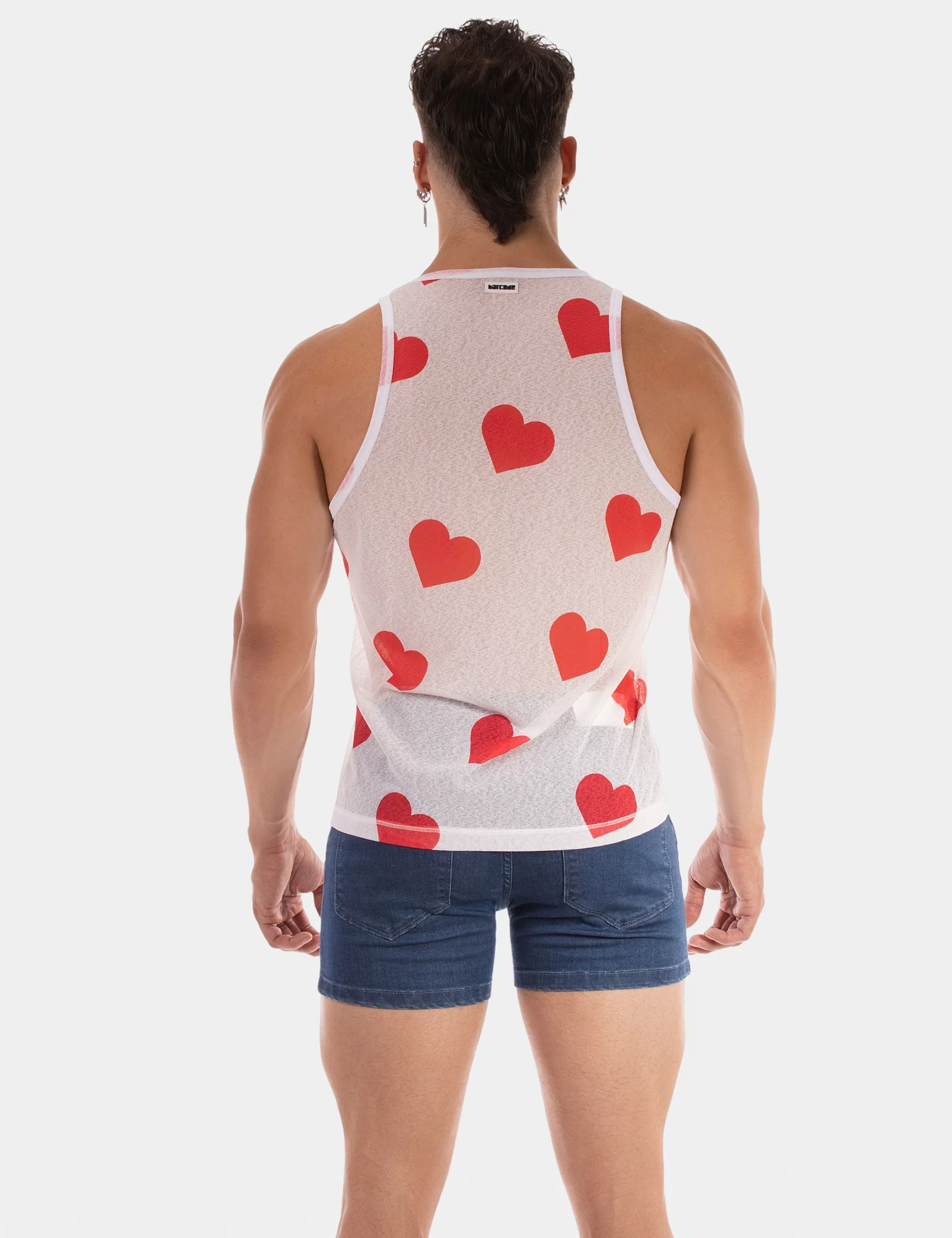 Tank Top Hearts 25 - White Tank Top Hearts 25 - White