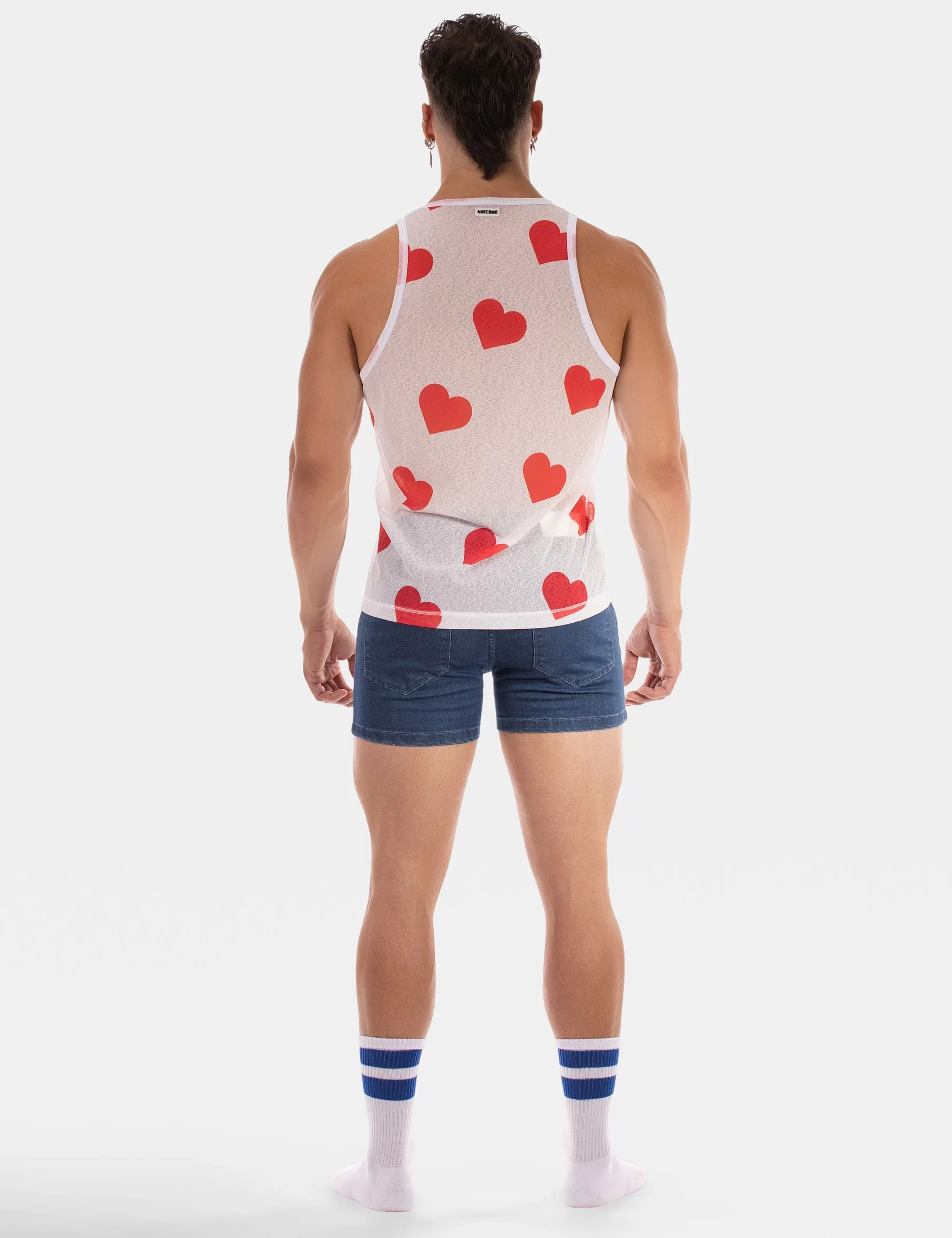 Tank Top Hearts 25 - White Tank Top Hearts 25 - White