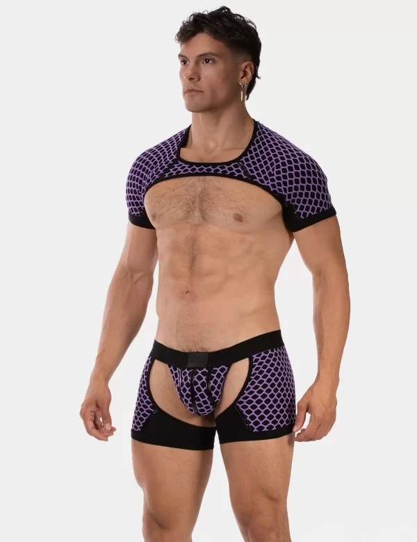 Shoulder Harness Ribo - Purple-Black