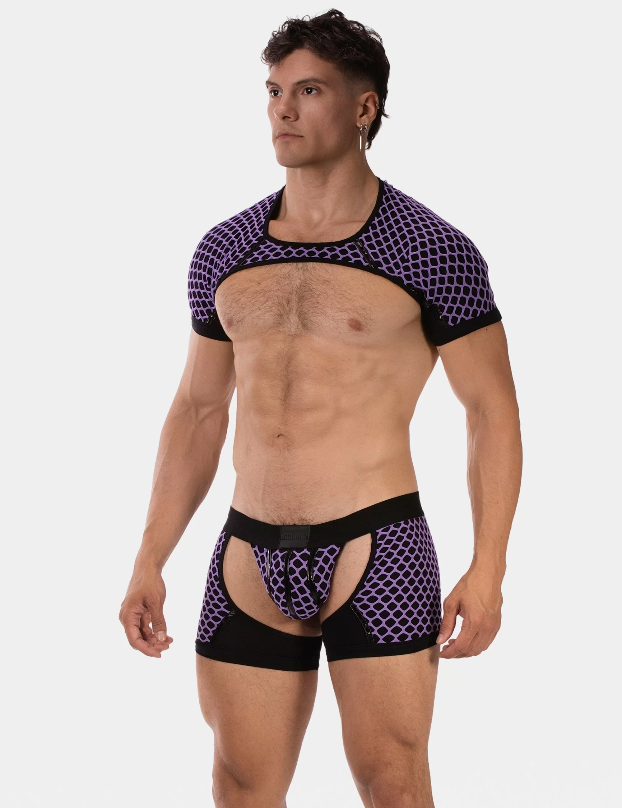 Shoulder Harness Ribo - Purple-Black