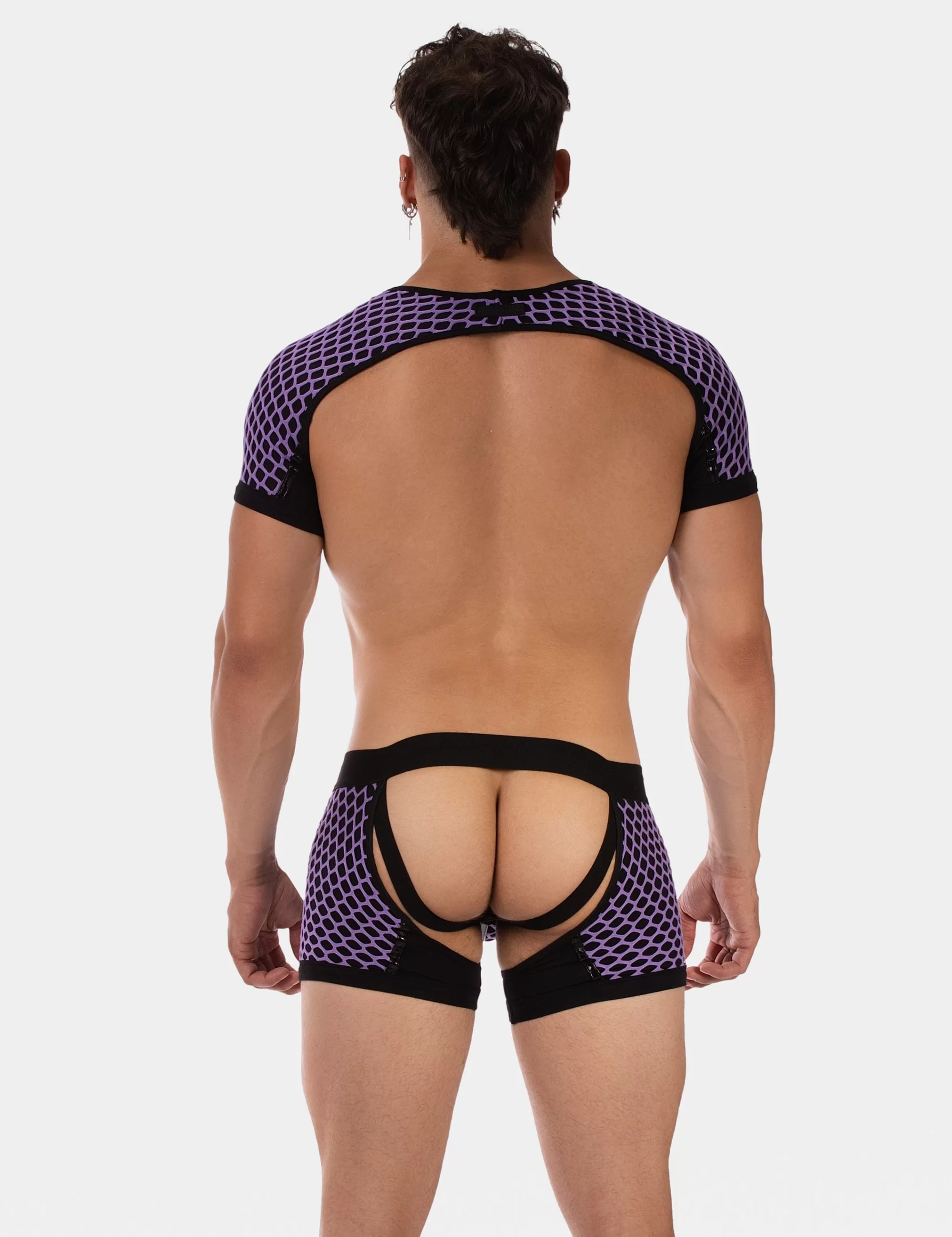 Shoulder Harness Ribo - Purple-Black