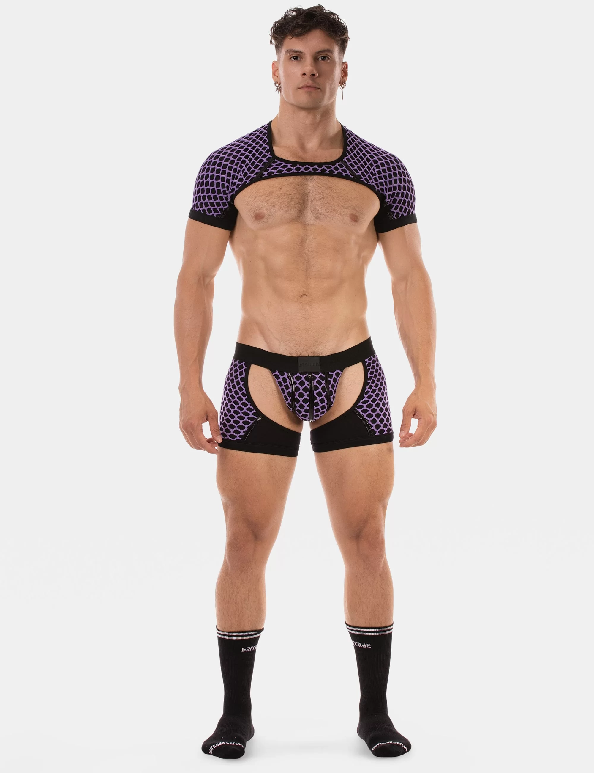 Shoulder Harness Ribo - Purple-Black
