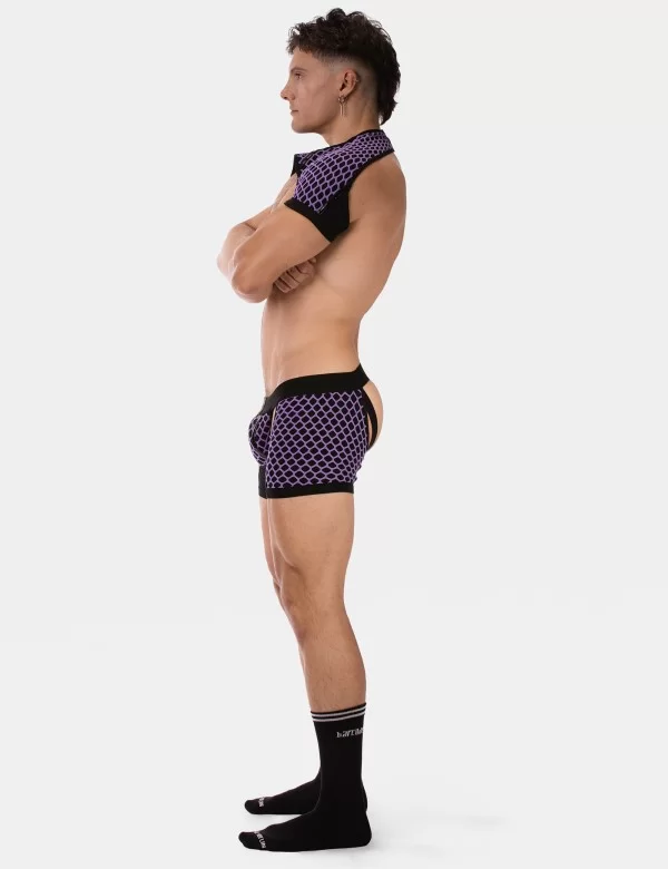 Shoulder Harness Ribo - Purple-Black