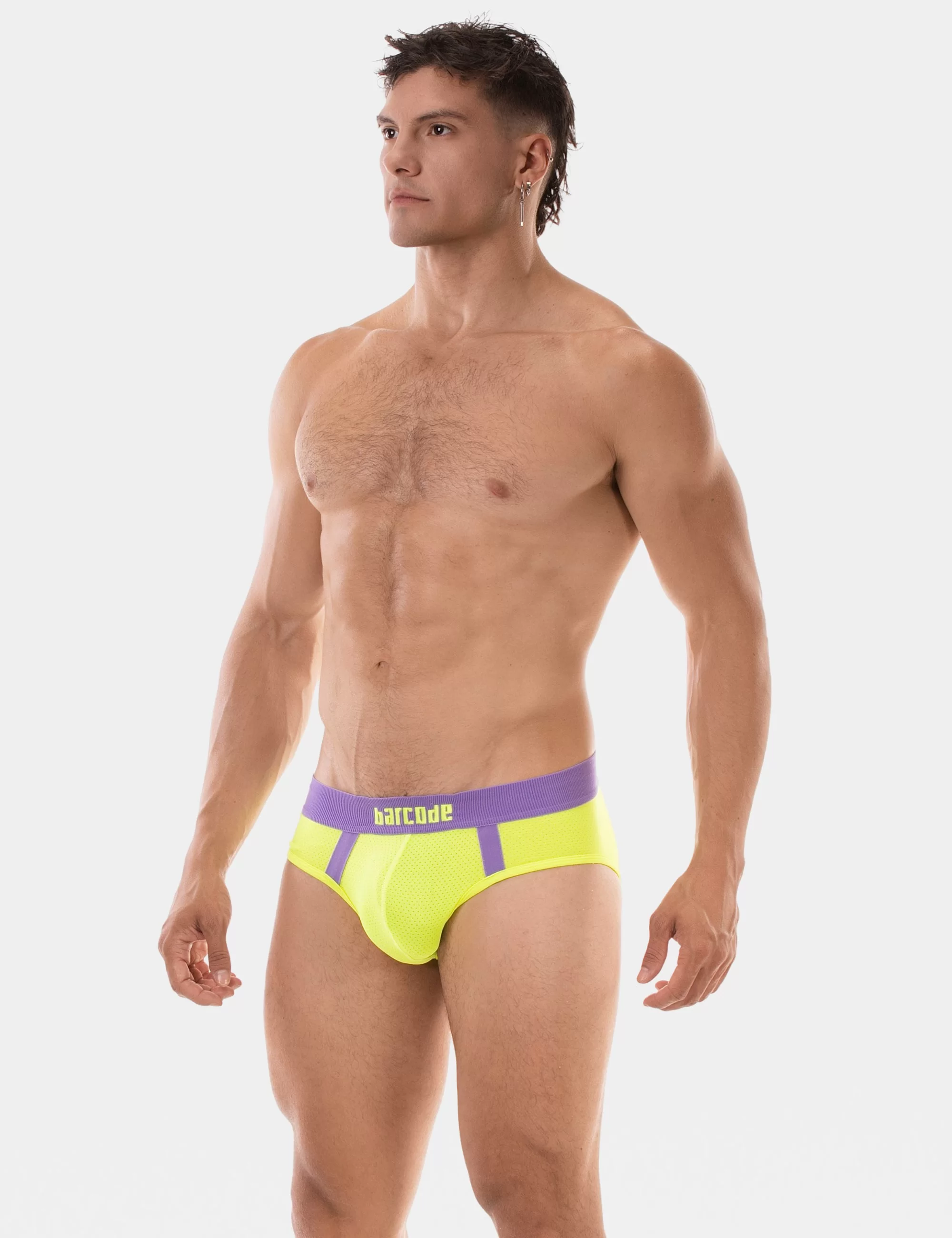 Brief Sonny - Neongreen-Purple