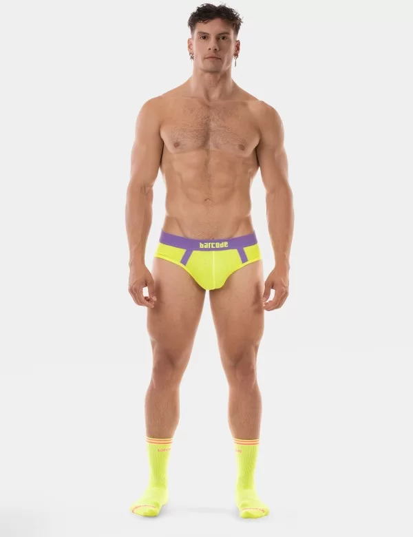 Brief Sonny - Neongreen-Purple