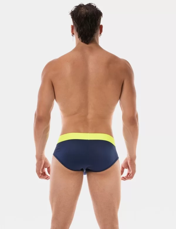 Brief Sonny - Navy- Neongreen