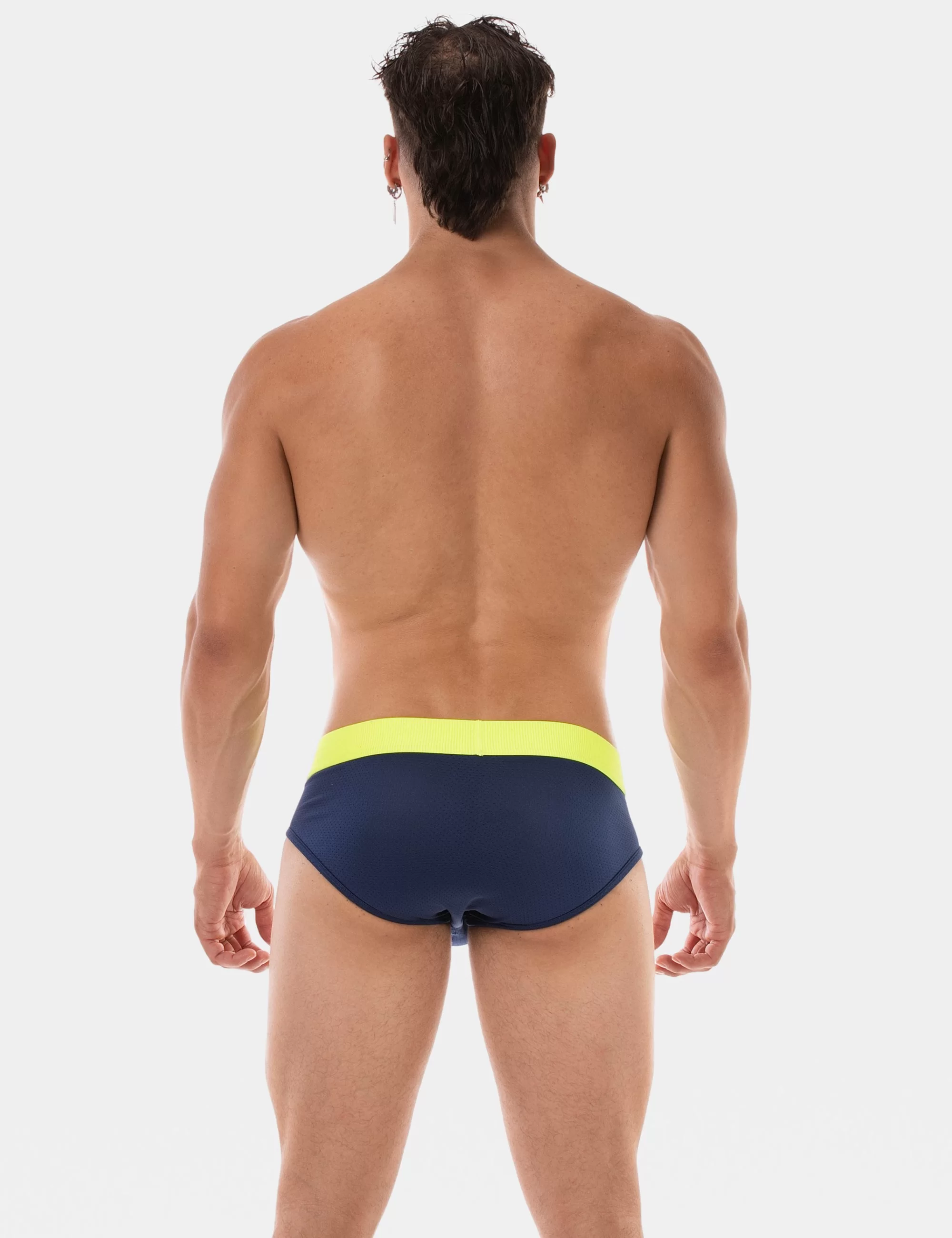 Brief Sonny - Navy- Neongreen
