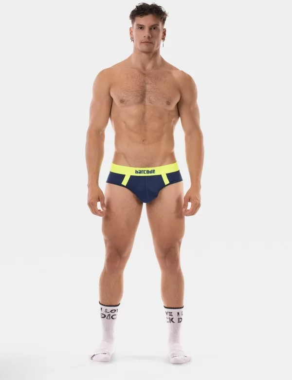 Brief Sonny - Navy- Neongreen