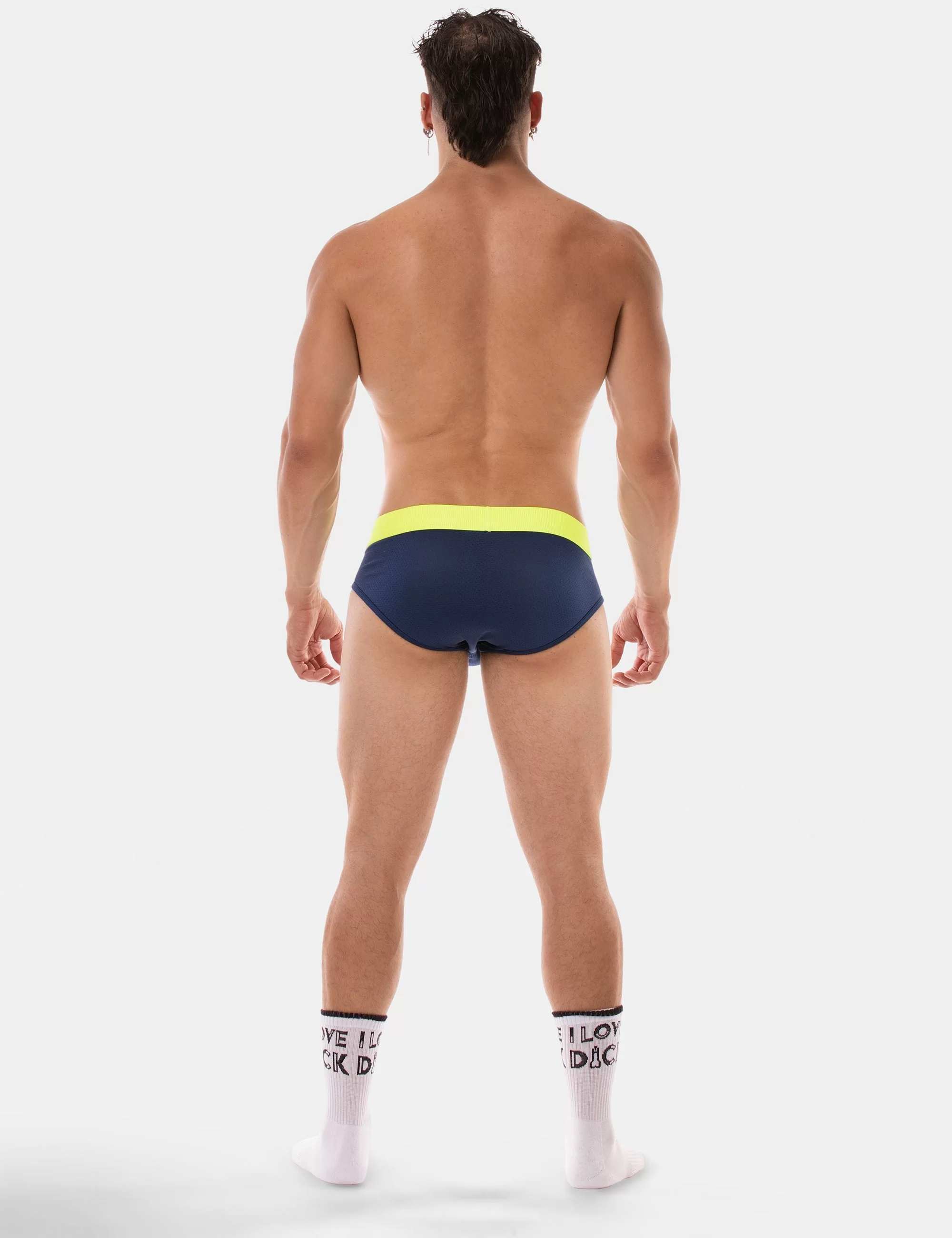 Brief Sonny - Navy- Neongreen