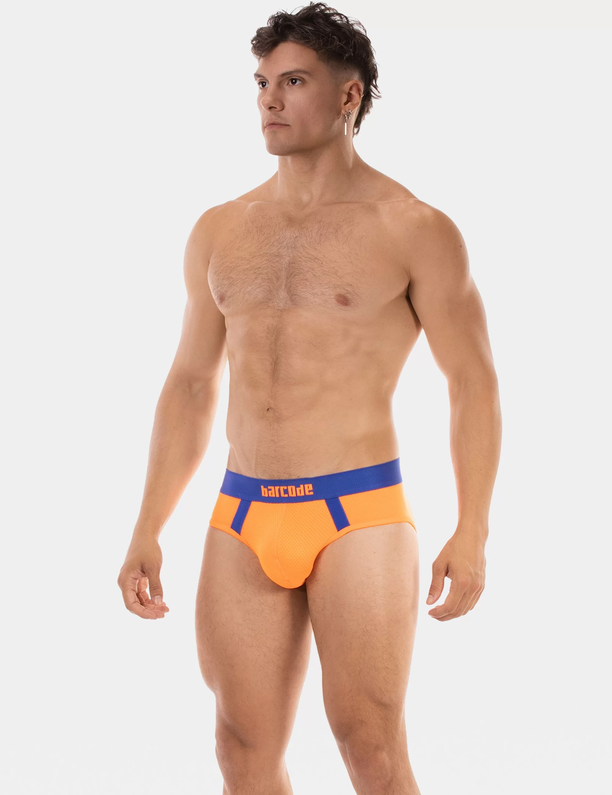 Brief Sonny - Neonorange-Royal