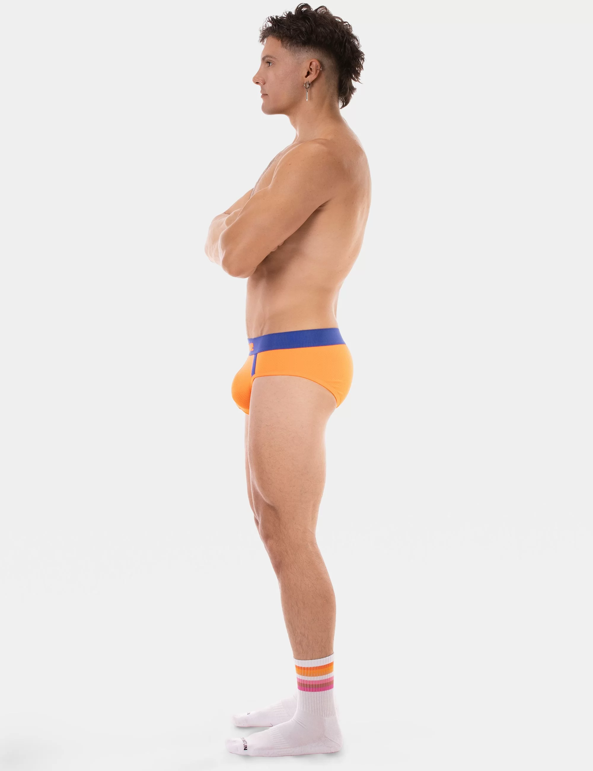 Brief Sonny - Neonorange-Royal