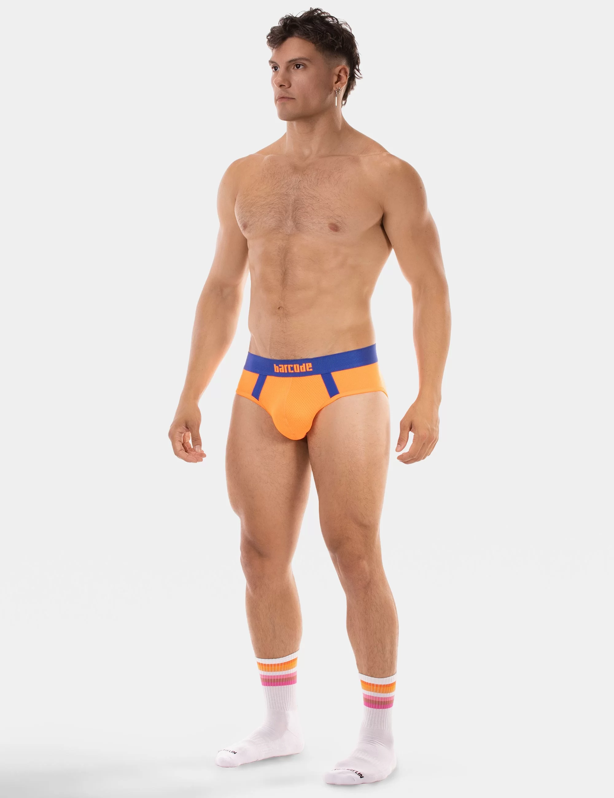 Brief Sonny - Neonorange-Royal
