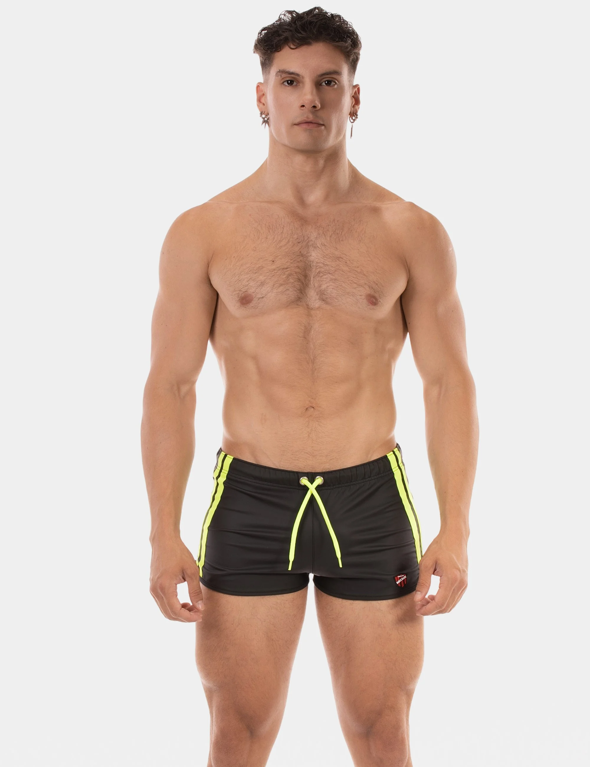 Short Byron Laboratory - Black-Neongreen