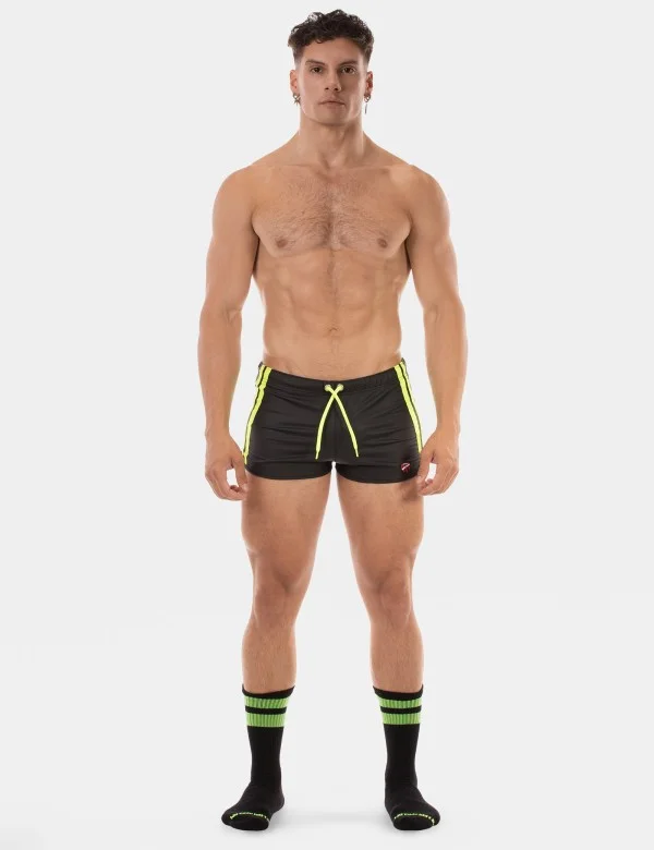 Short Byron Laboratory - Black-Neongreen