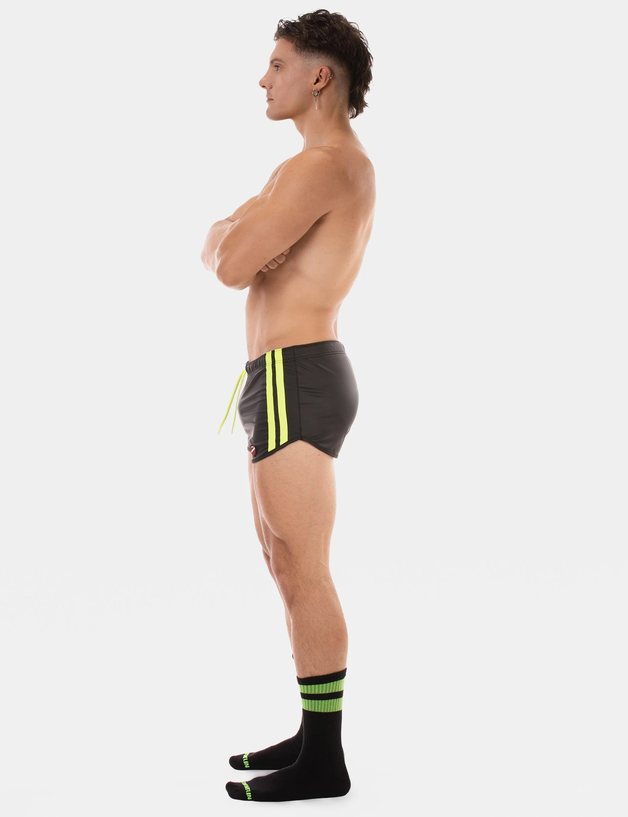 Short Byron Laboratory - Black-Neongreen