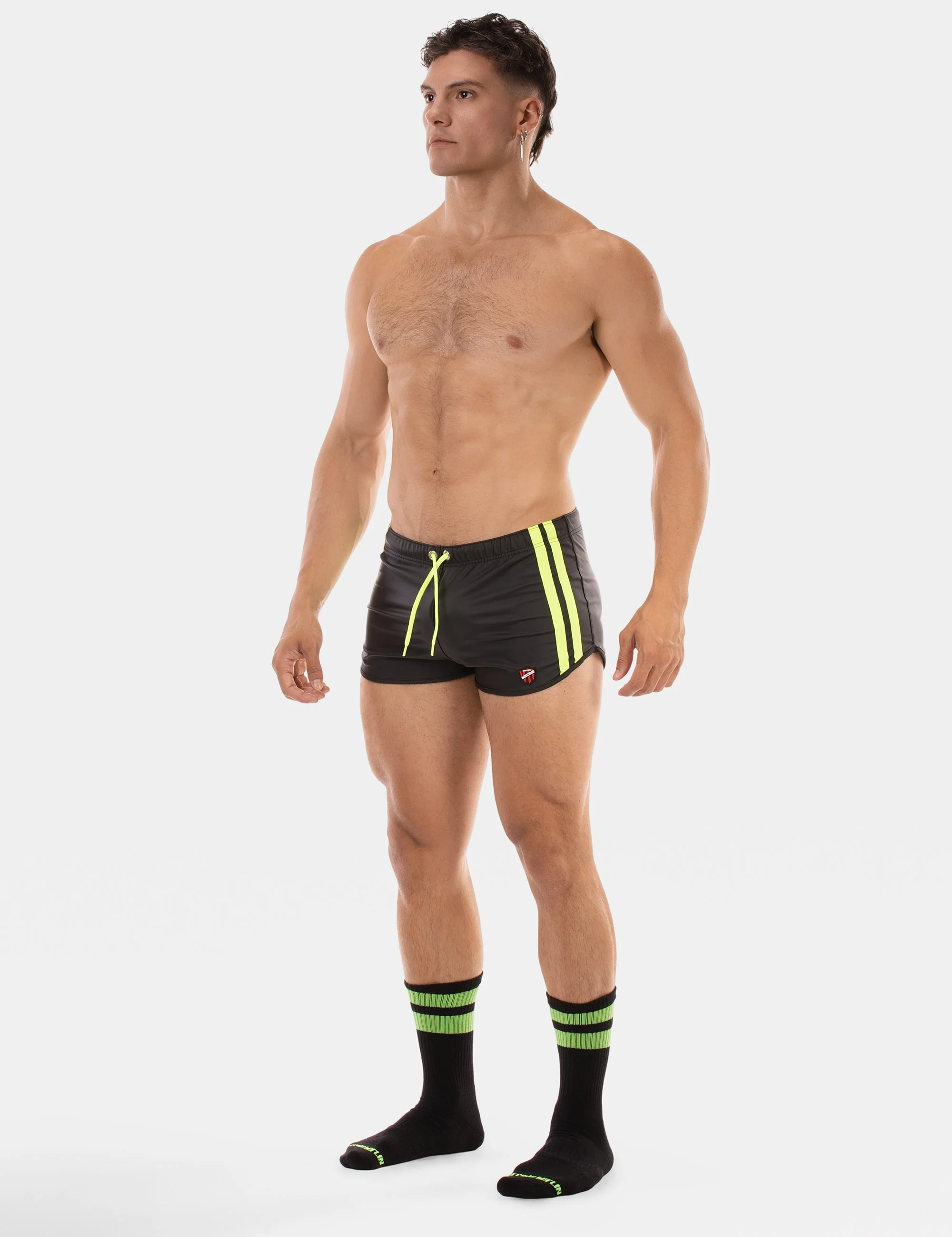 Short Byron Laboratory - Black-Neongreen