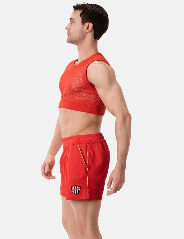 Short Luka - Red-Neongreen