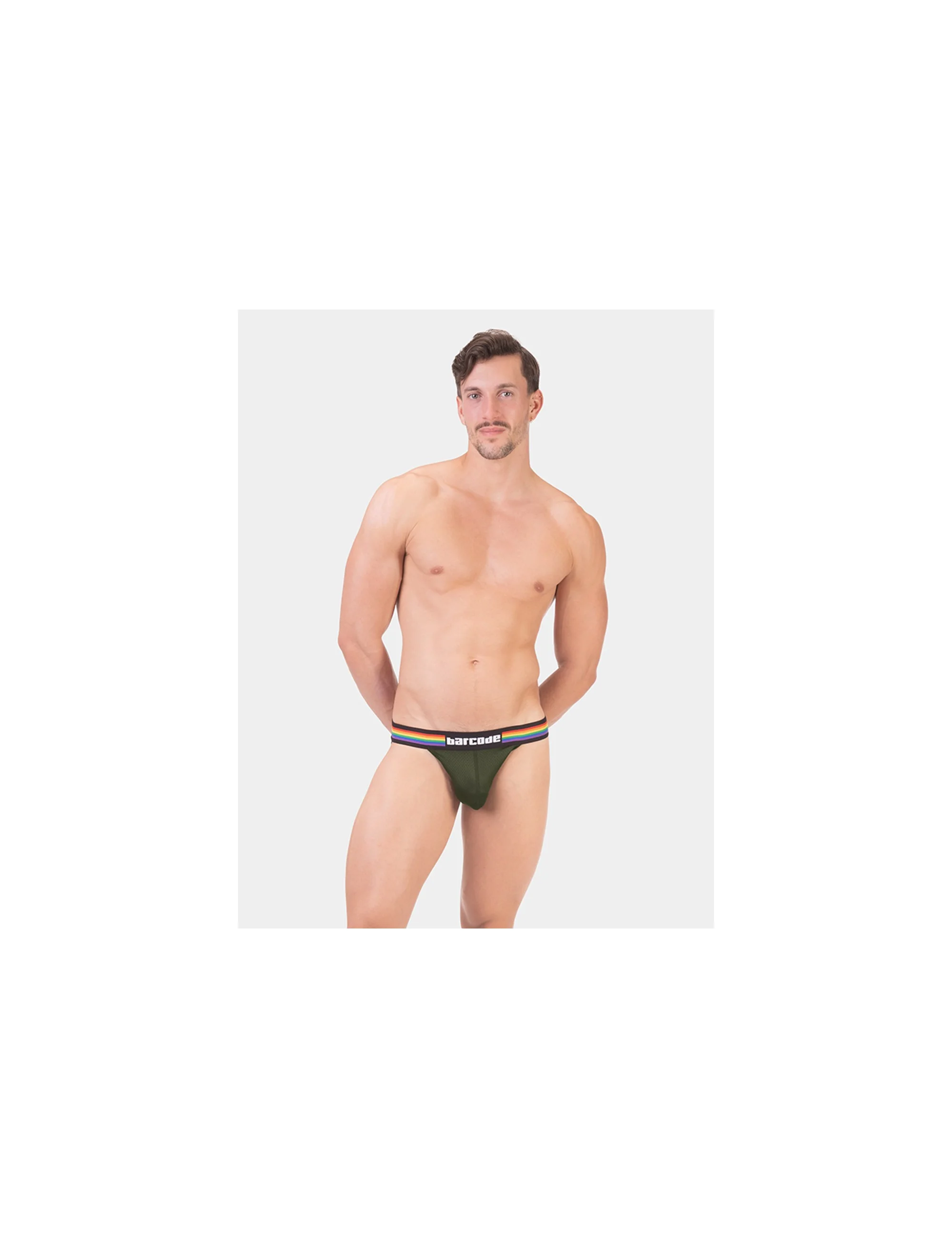 Barcode Pride Jock - Olive