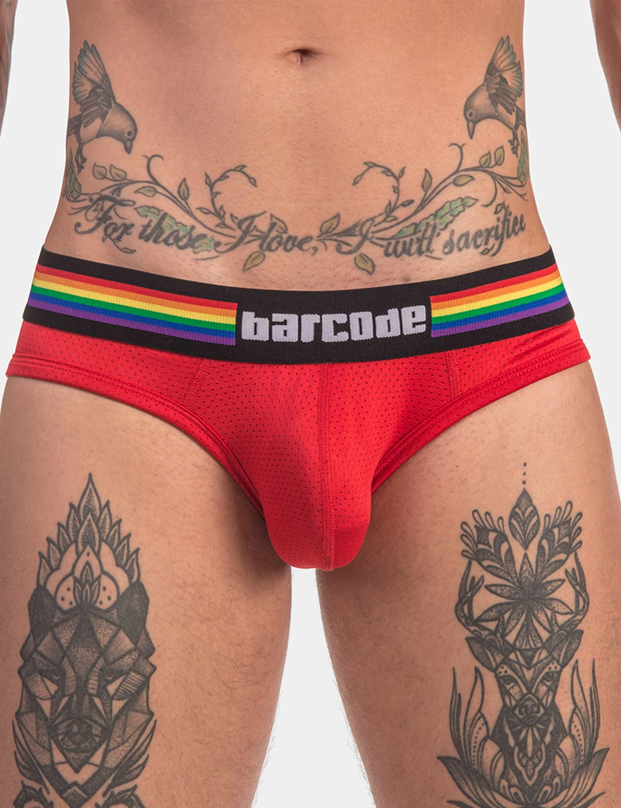 Barcode Pride Brief - Red