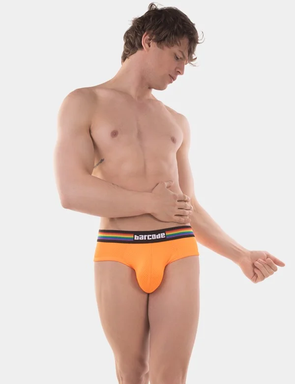 Barcode Pride Brief - Neonorange