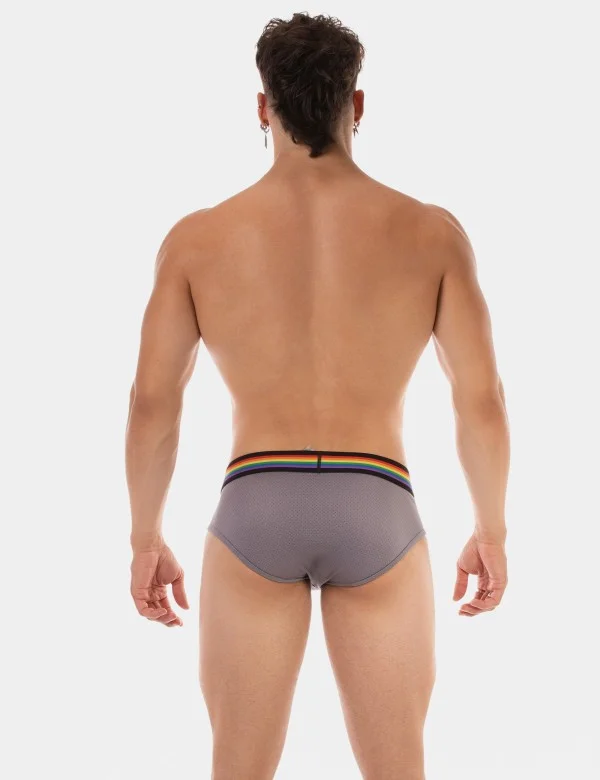 Barcode Pride Brief - Grey