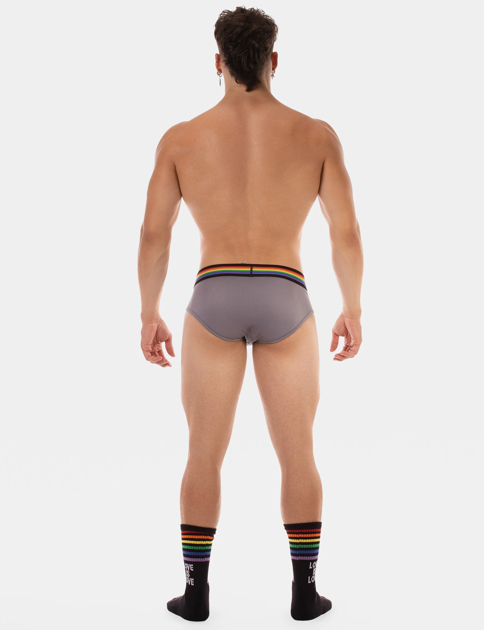 Barcode Pride Brief - Grey
