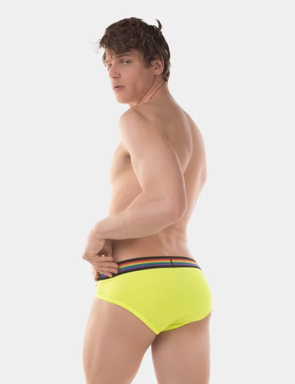 Barcode Pride Brief - Neongreen