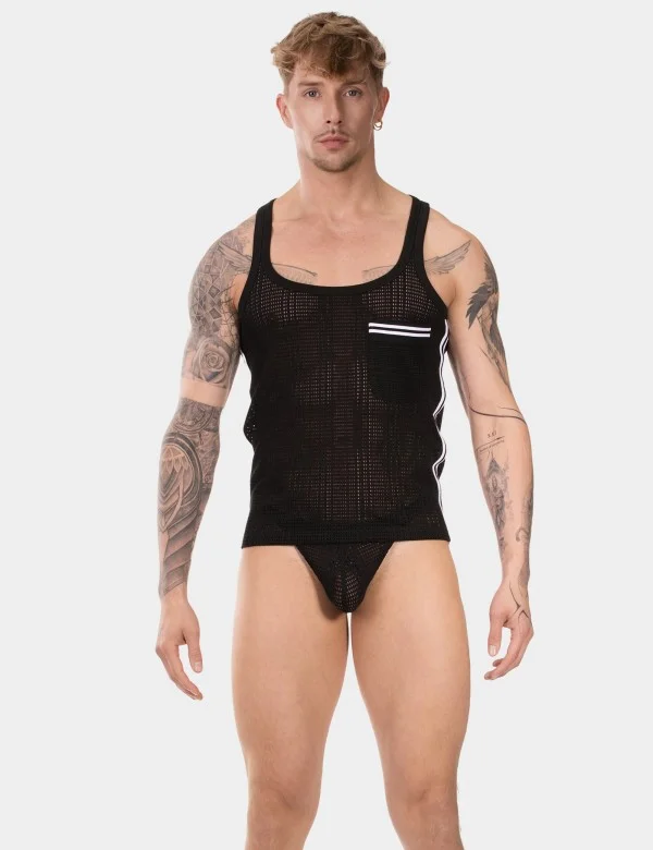 Tank Top Lilan - Black-White