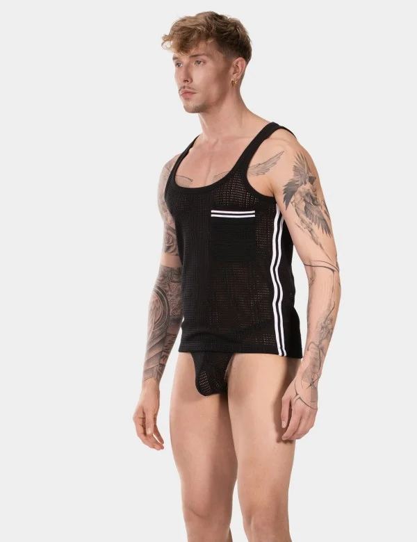 Tank Top Lilan - Black-White