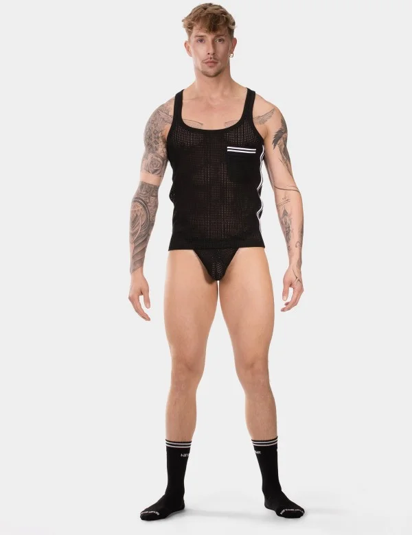 Tank Top Lilan - Black-White