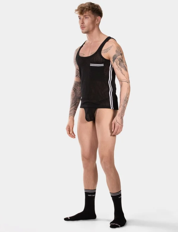 Tank Top Lilan - Black-White