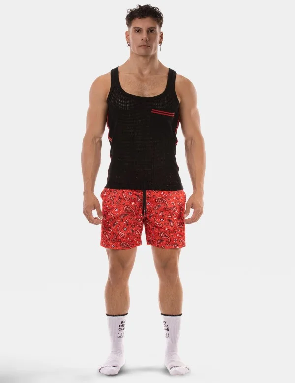 Tank Top Lilan - Black-Red