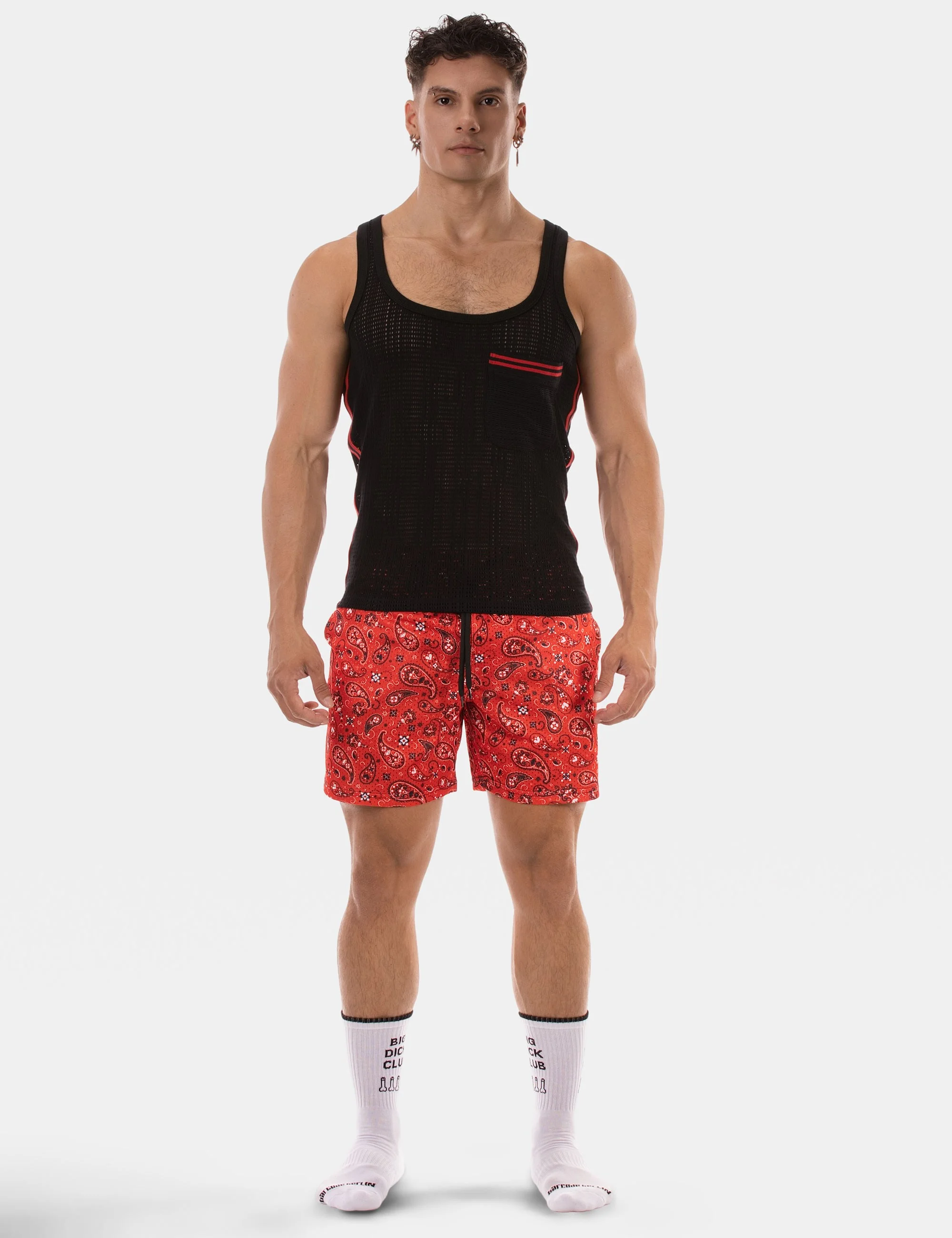 Tank Top Lilan - Black-Red