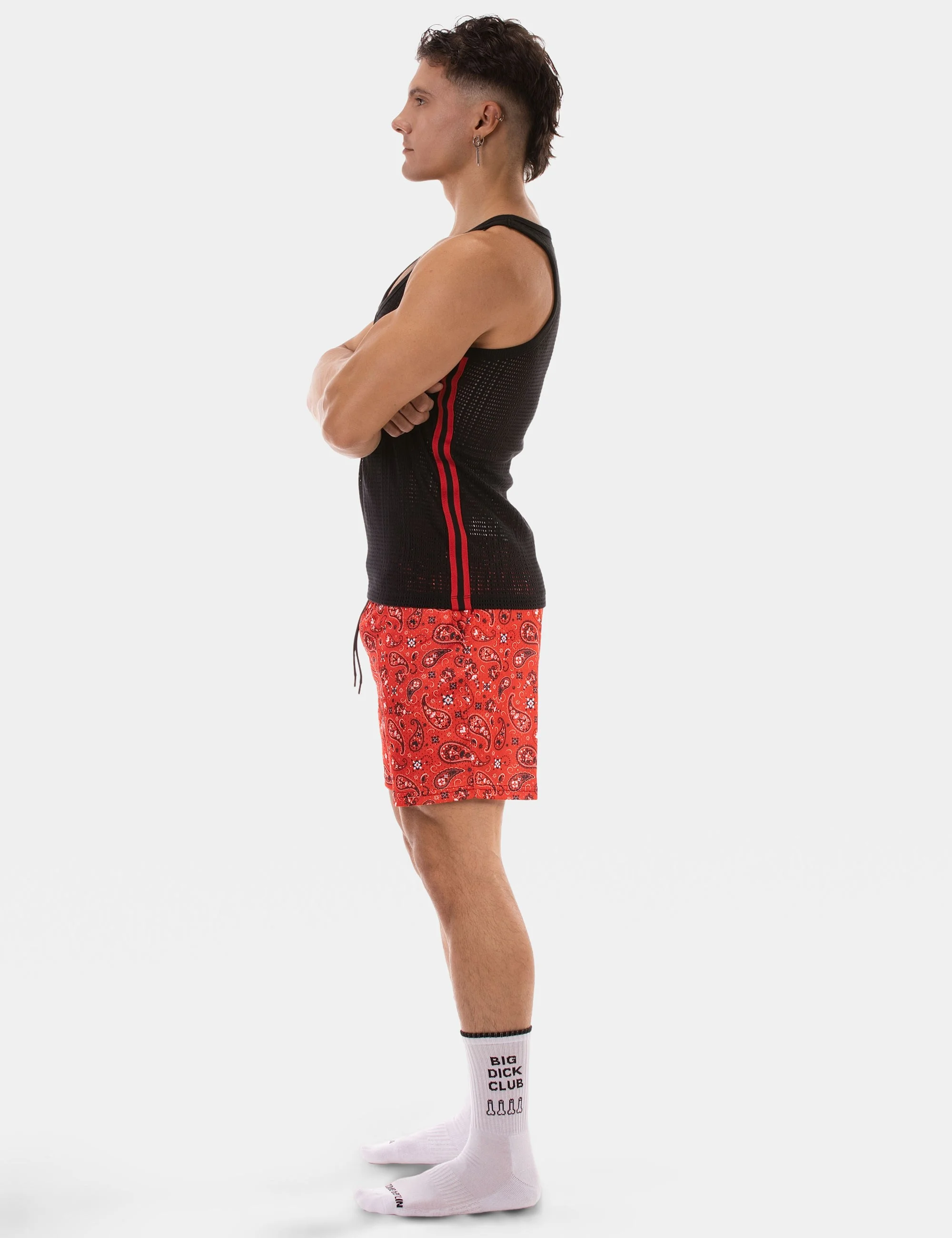 Tank Top Lilan - Black-Red