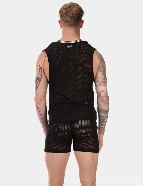 Sexy V-Neck Kevin - Black-White