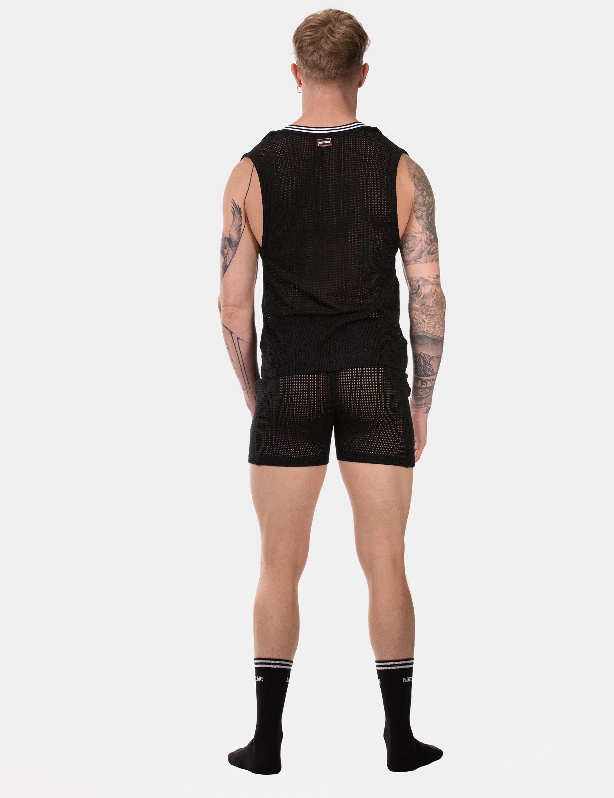 Sexy V-Neck Kevin - Black-White