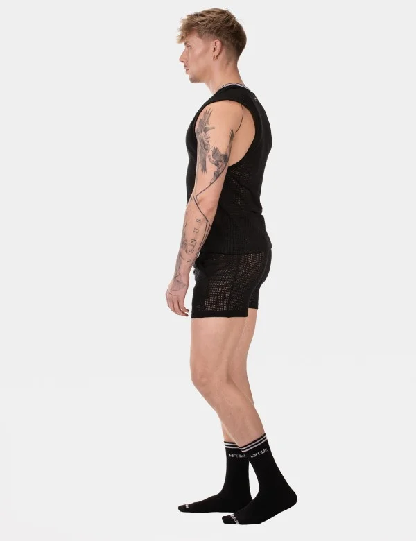 Sexy V-Neck Kevin - Black-White