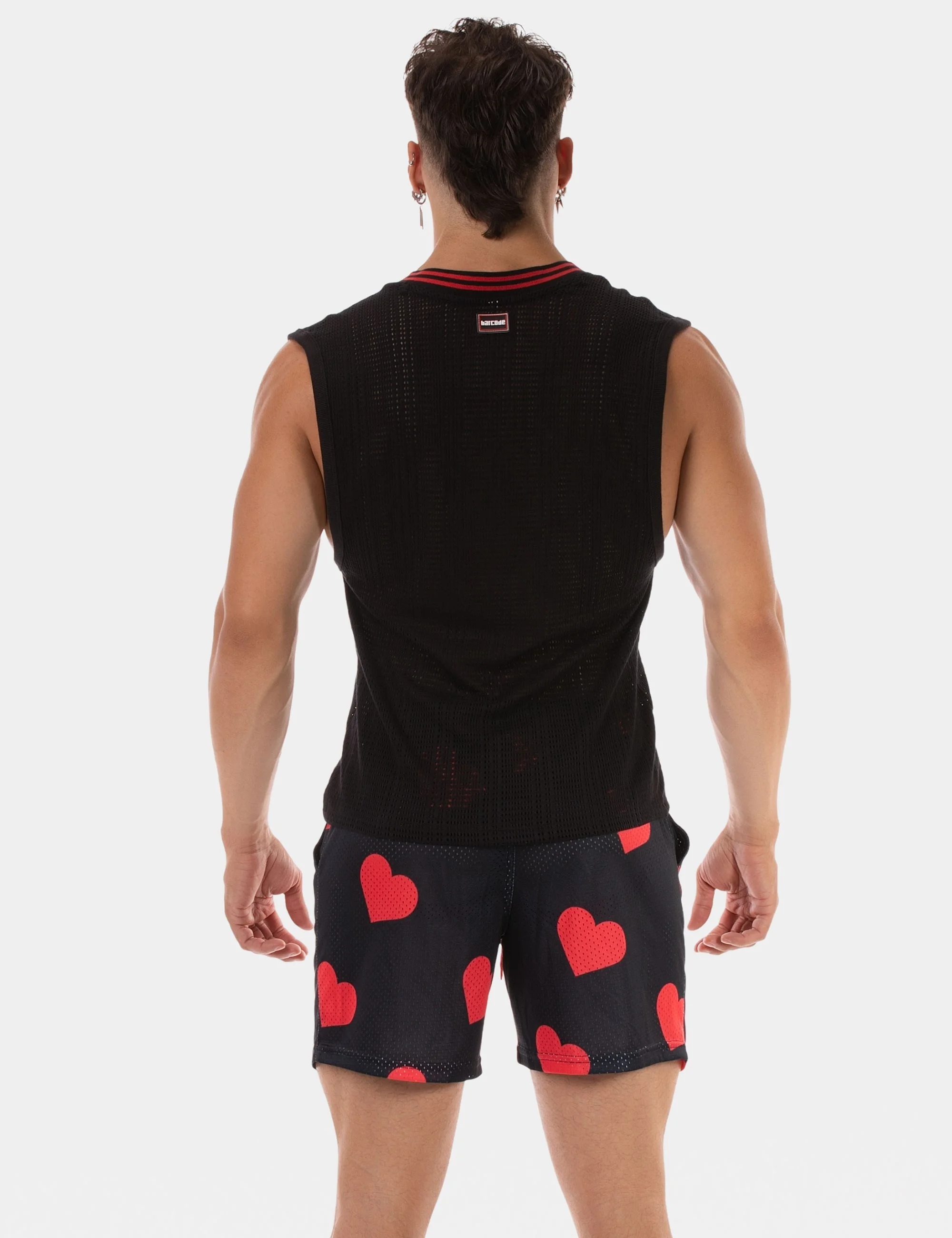Sexy V-Neck Kevin - Black-Red Sexy V-Neck Kevin - Black-Red
